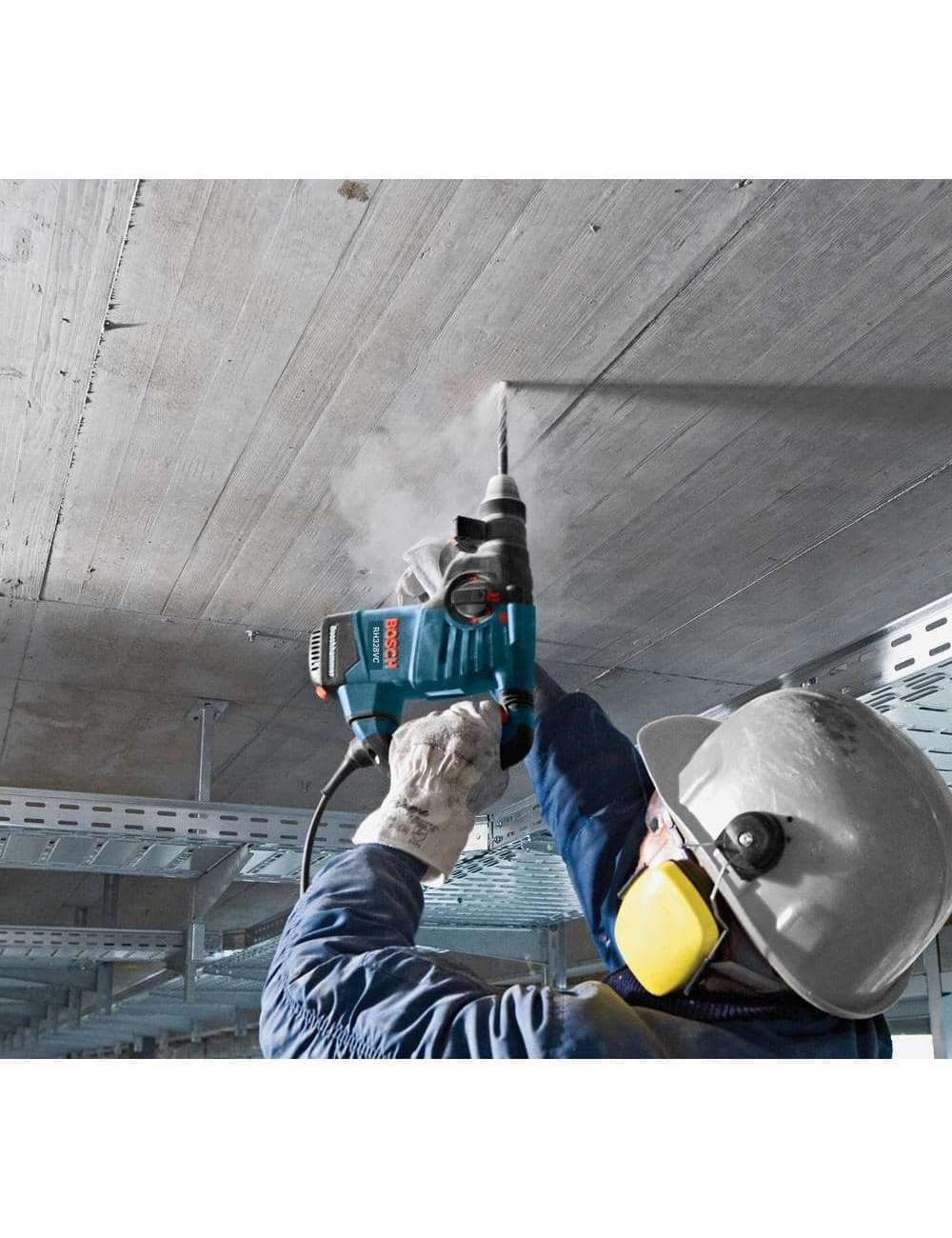 8 Amp 1-1/8 in. Corded Variable Speed SDS-Plus Concrete/Masonry Rotary Hammer Drill with Depth Gauge and Carrying Case