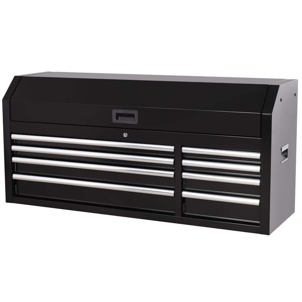 Modular 52 in. 8 Drawer Black Top Tool Chest