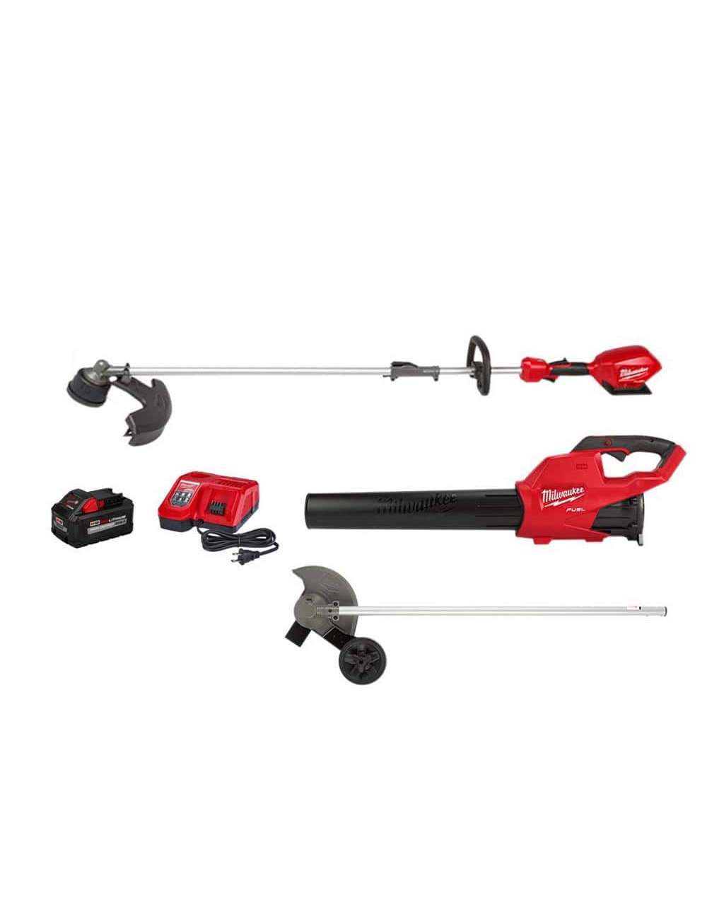 M18 FUEL 18-Volt Lithium-Ion Brushless Cordless QUIK-LOK String Trimmer/Blower Combo Kit with Edger Attachment(3-Tool)