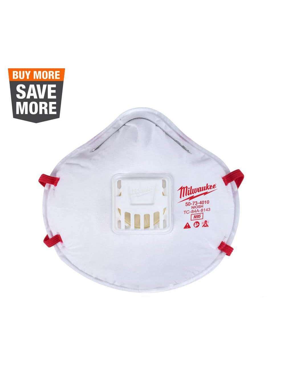 N95 Professional Multi-Purpose Valved Respirator (10-Pack)