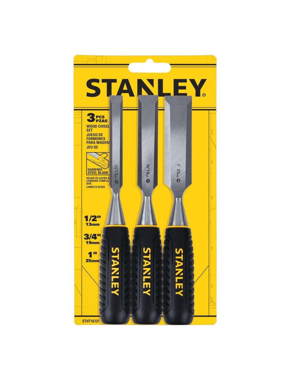 Wood Chisel Set (3-Piece)