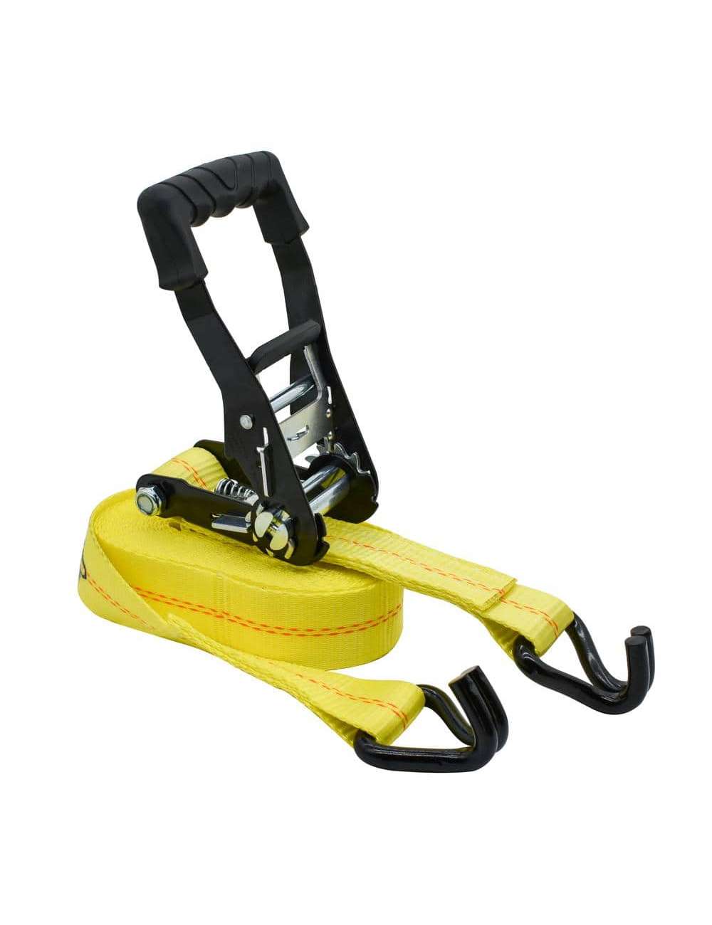 27 ft. x 2 in. Heavy-Duty Ratchet Tie-Down Strap with J Hook