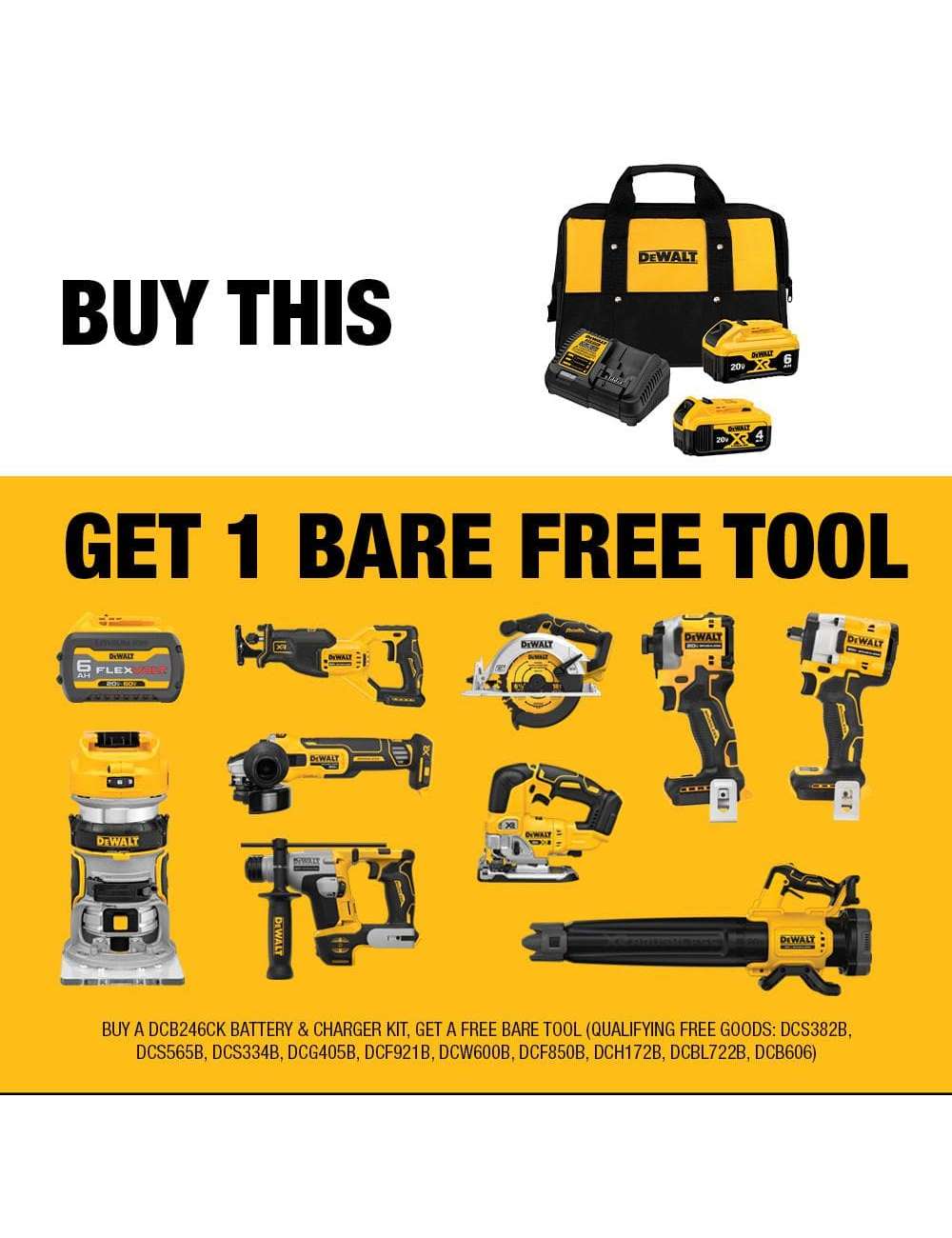 20V MAX XR Premium Lithium-Ion 6.0Ah and 4.0Ah Starter Kit