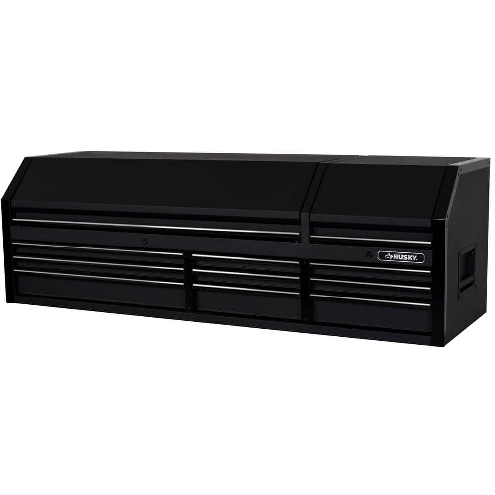72 in. W x 23 in. D Heavy Duty 9 Drawer Top Tool Chest in. Matte Black