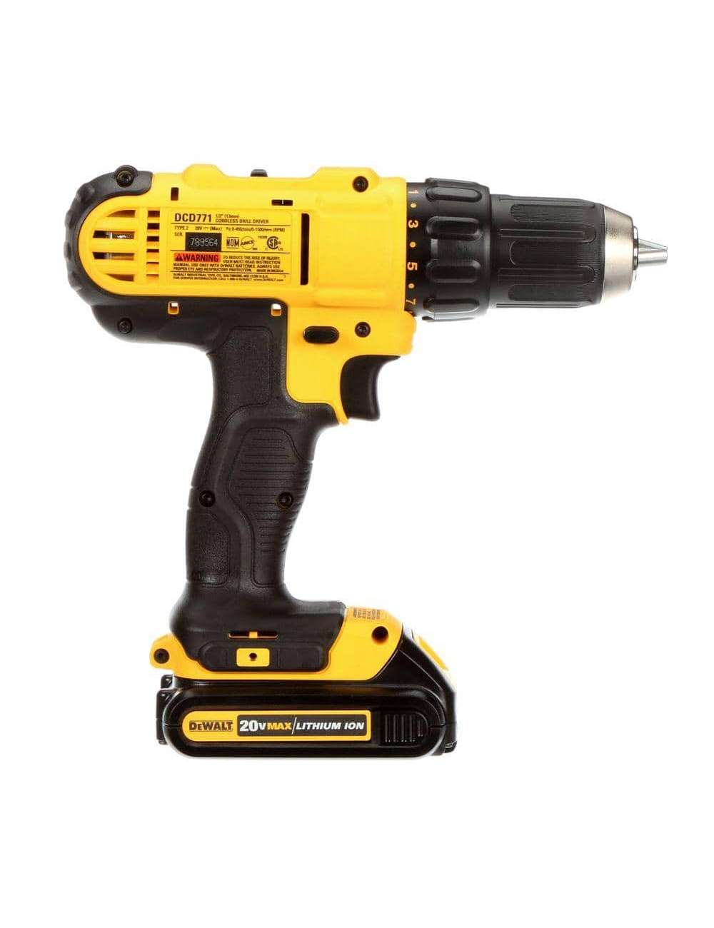 20V MAX Cordless 1/2 in. Drill/Driver, (2) 20V 1.3Ah Batteries, Charger and Bag