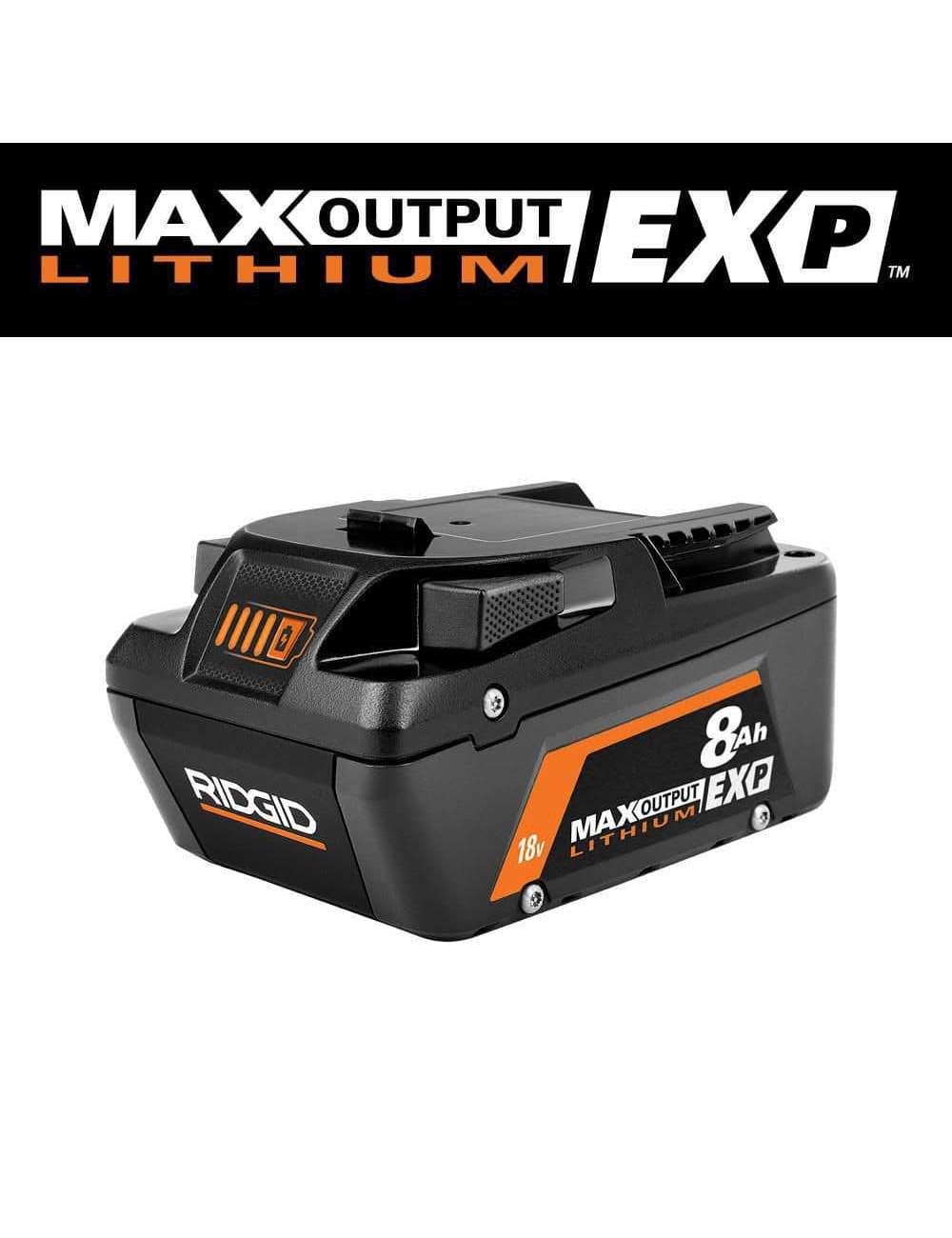 18V 8.0 Ah MAX Output EXP Lithium-Ion Battery