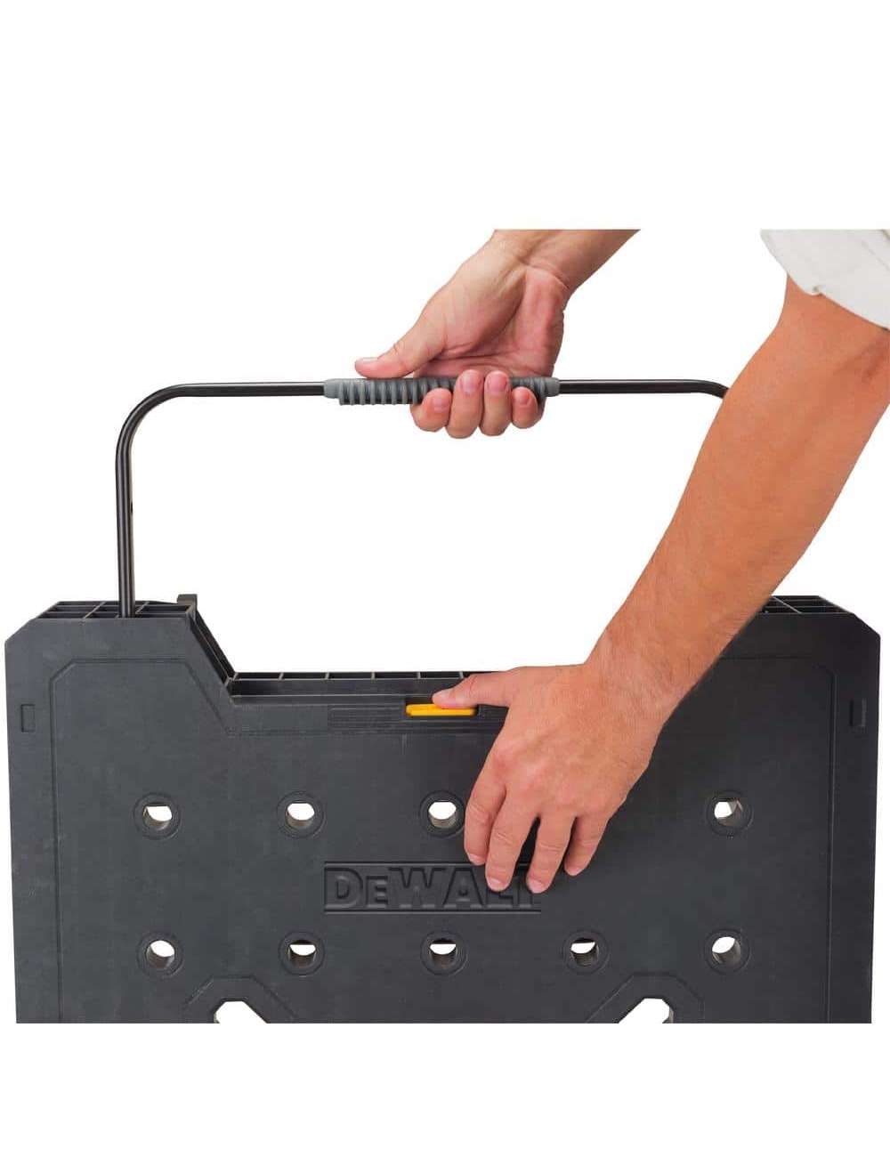 33 in. H Plastic Folding Portable Workbench