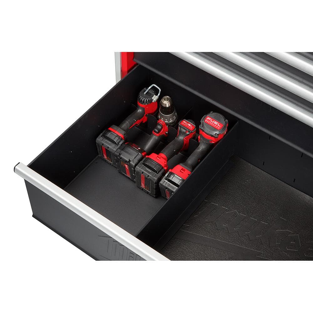 High Capacity 52 in. 11 Drawer Tool Chest Mobile Workbench Cabinet Clamp Ready Wood Top