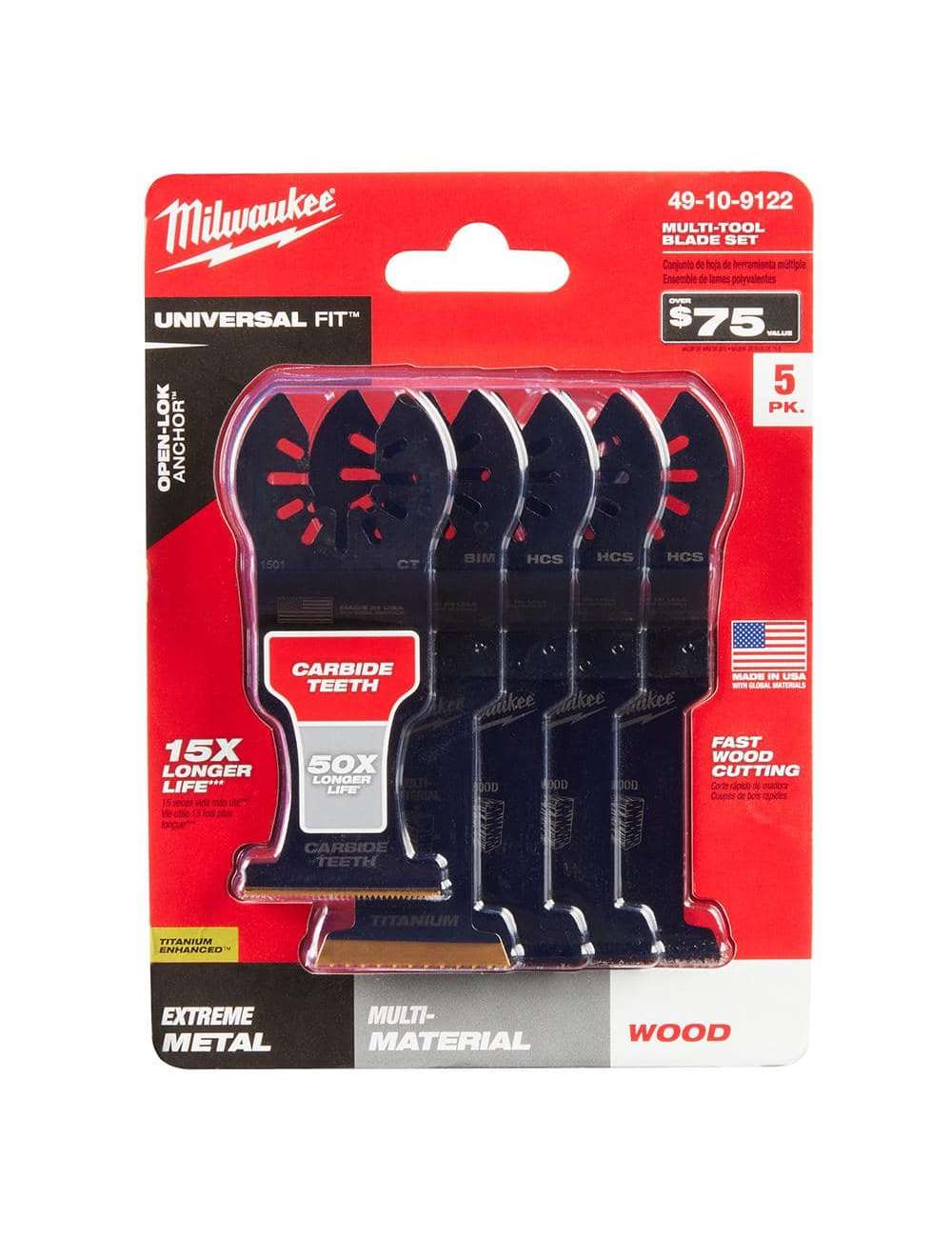 Multi-Tool Oscillating Blade Pack (5-Piece)