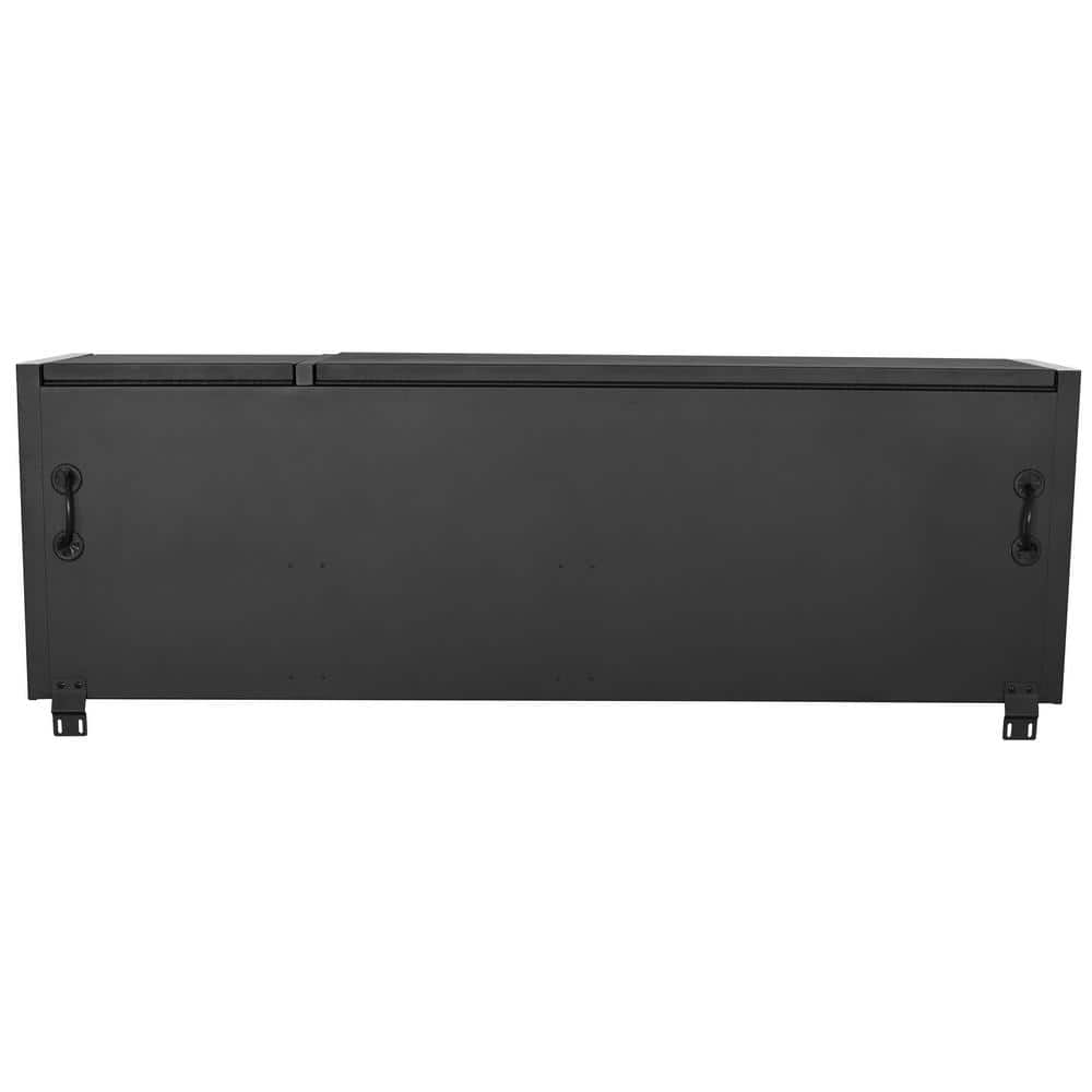 72 in. W x 23 in. D Heavy Duty 9 Drawer Top Tool Chest in. Matte Black