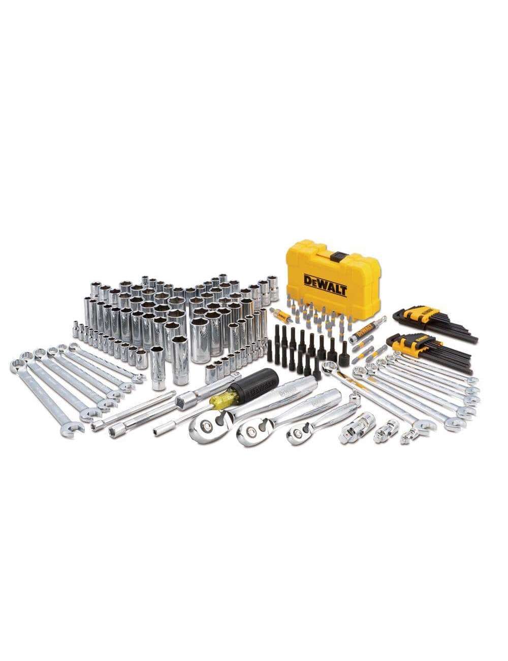 1/4 in., 3/8 in. and 1/2 in. Drive Polished Chrome Mechanics Tool Set (168-Piece)