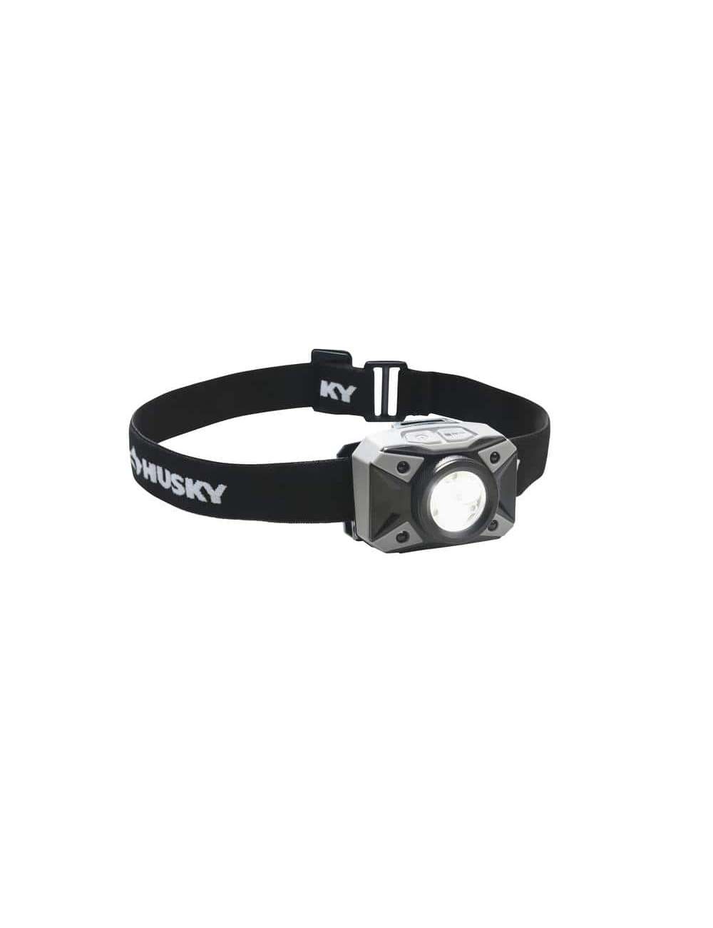 500-Lumens Dual Beam LED Headlamp 5 modes Impact and Water Resistant with Batteries