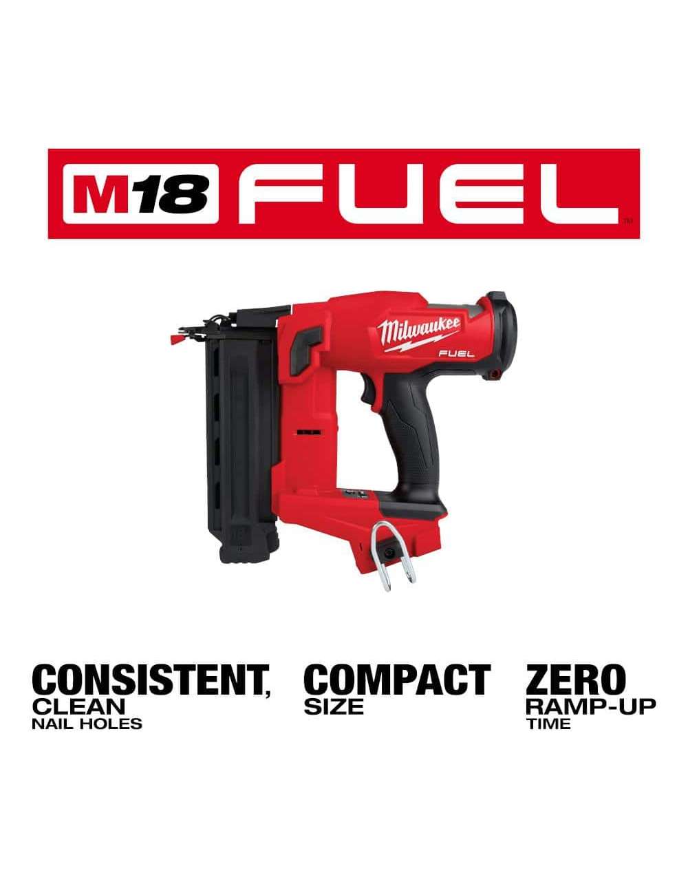 M18 FUEL 18-Volt Lithium-Ion Brushless Cordless Gen II 18-Gauge Brad Nailer (Tool-Only)