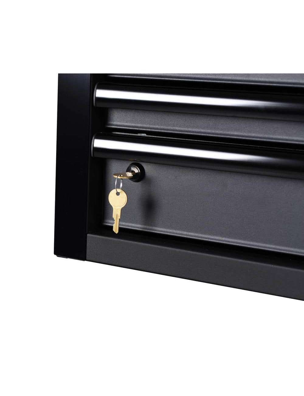Heavy-Duty 52 in. 15-Drawer Matte Black Tool Chest Combo