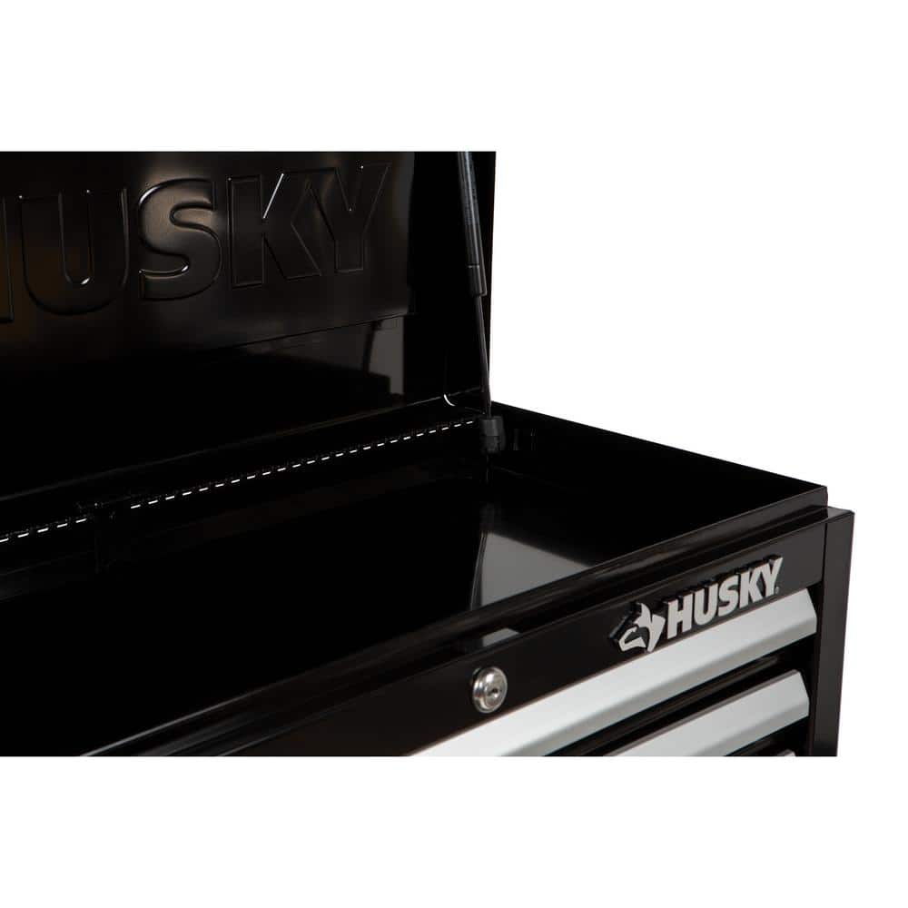 26 in. W x 12 in. D Standard Duty 4 Drawer Top Tool Chest in. Gloss Black
