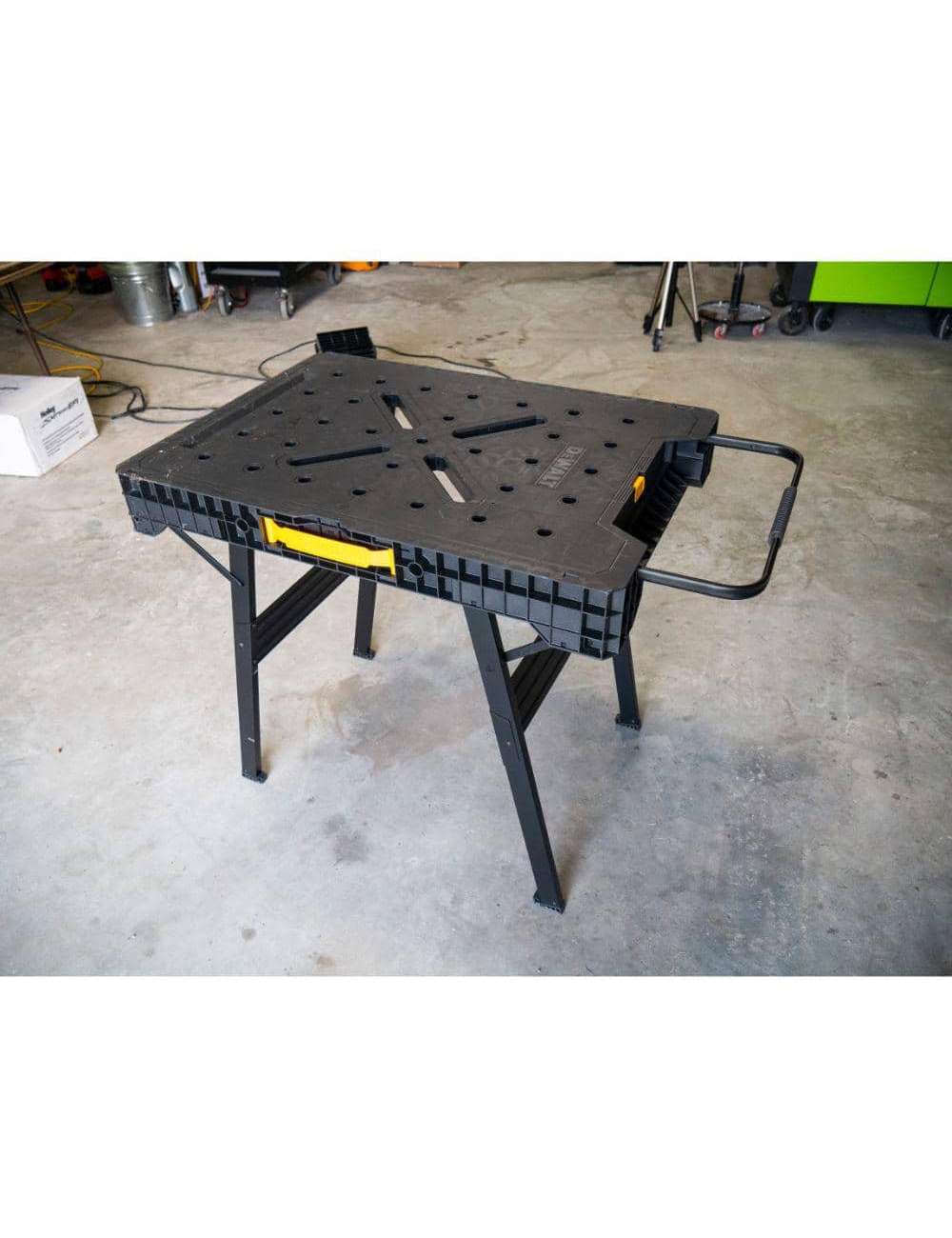33 in. H Plastic Folding Portable Workbench
