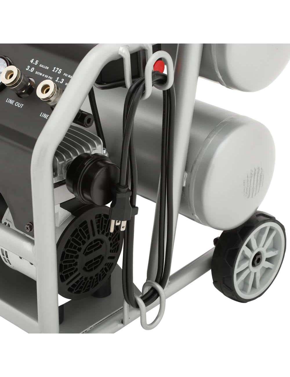 4.5 Gal. Portable Electric-Powered Silent Air Compressor