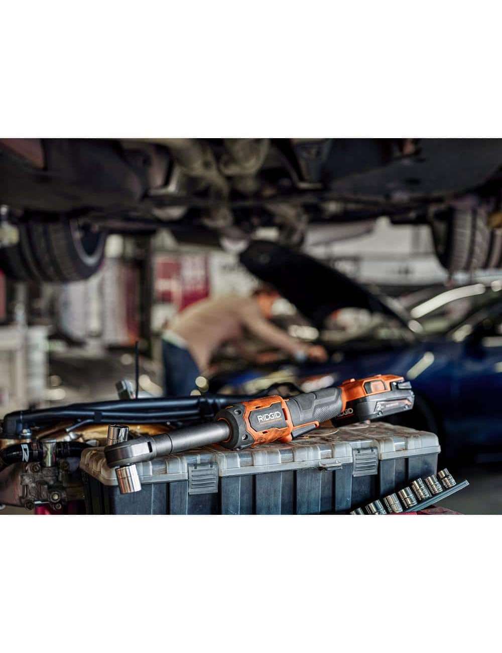 18V Brushless Cordless 3/8 in. Extended Reach Ratchet (Tool Only)