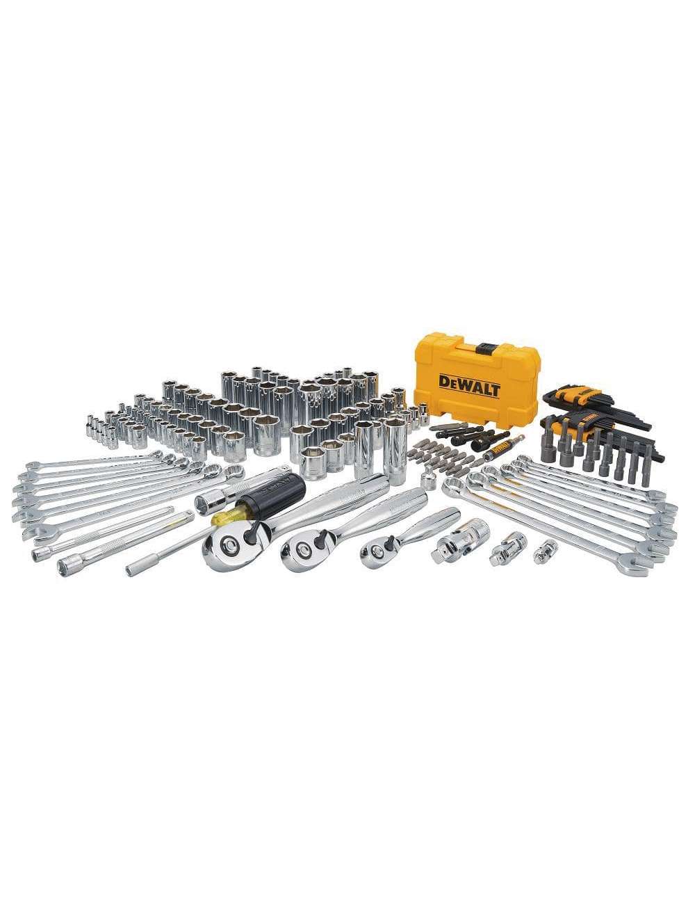 1/4 in., 3/8 in. and 1/2 in. Drive Polished Chrome Mechanics Tool Set (168-Piece)
