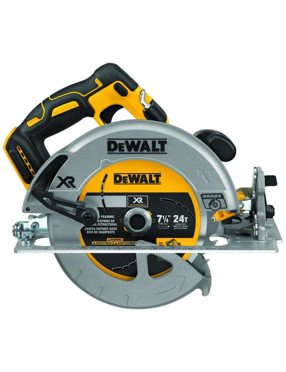 20-Volt MAX XR Lithium-Ion 21° Cordless Framing Nailer Kit and Brushless 7-1/4 in. Circular Saw (Tool Only)