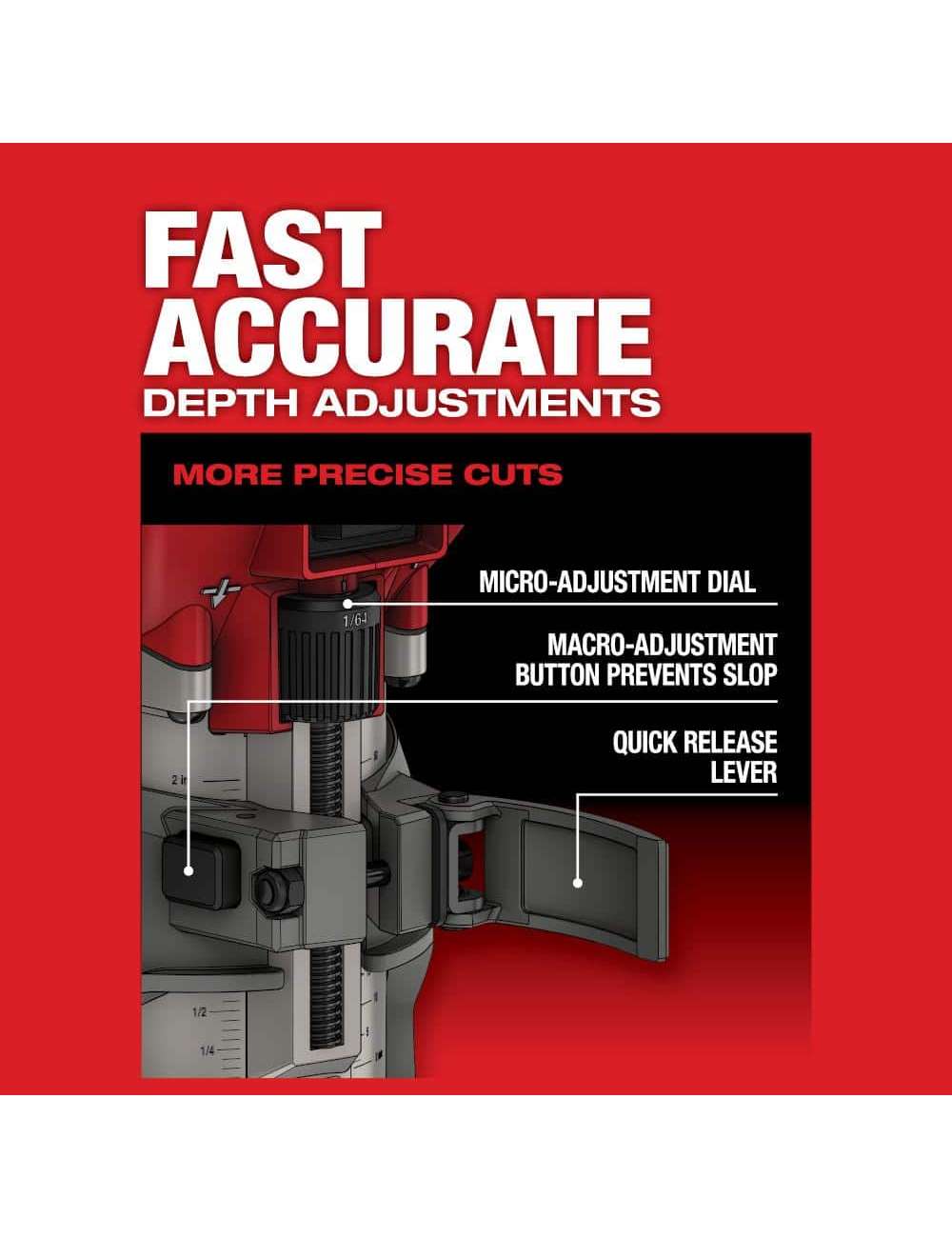 M18 FUEL 18V Lithium-Ion Brushless Cordless Compact Router (Tool-Only)