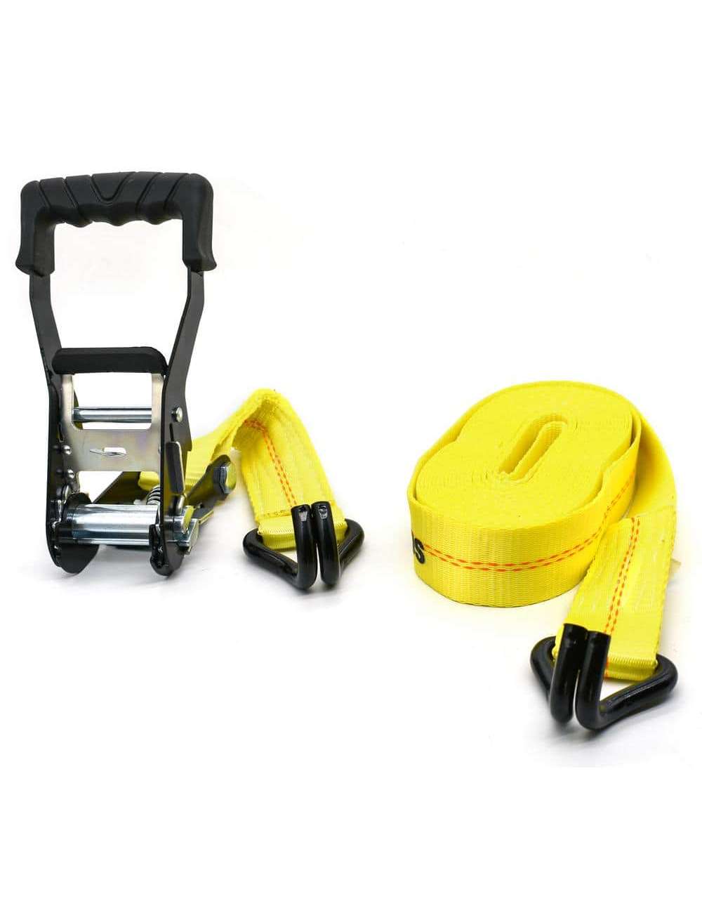 27 ft. x 2 in. Heavy-Duty Ratchet Tie-Down Strap with J Hook