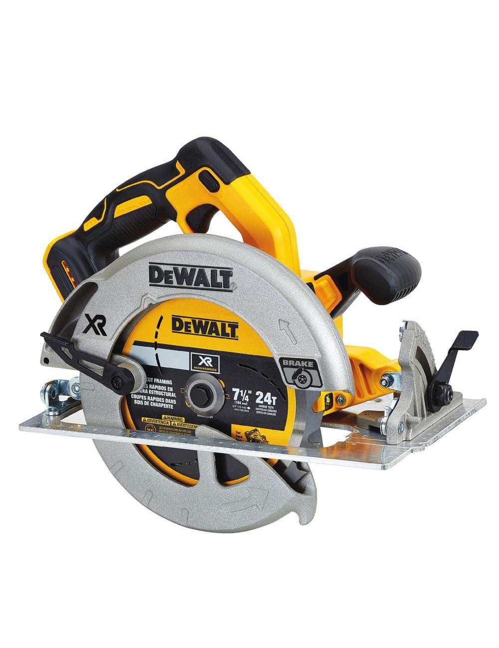 20-Volt MAX XR Lithium-Ion 21° Cordless Framing Nailer Kit and Brushless 7-1/4 in. Circular Saw (Tool Only)