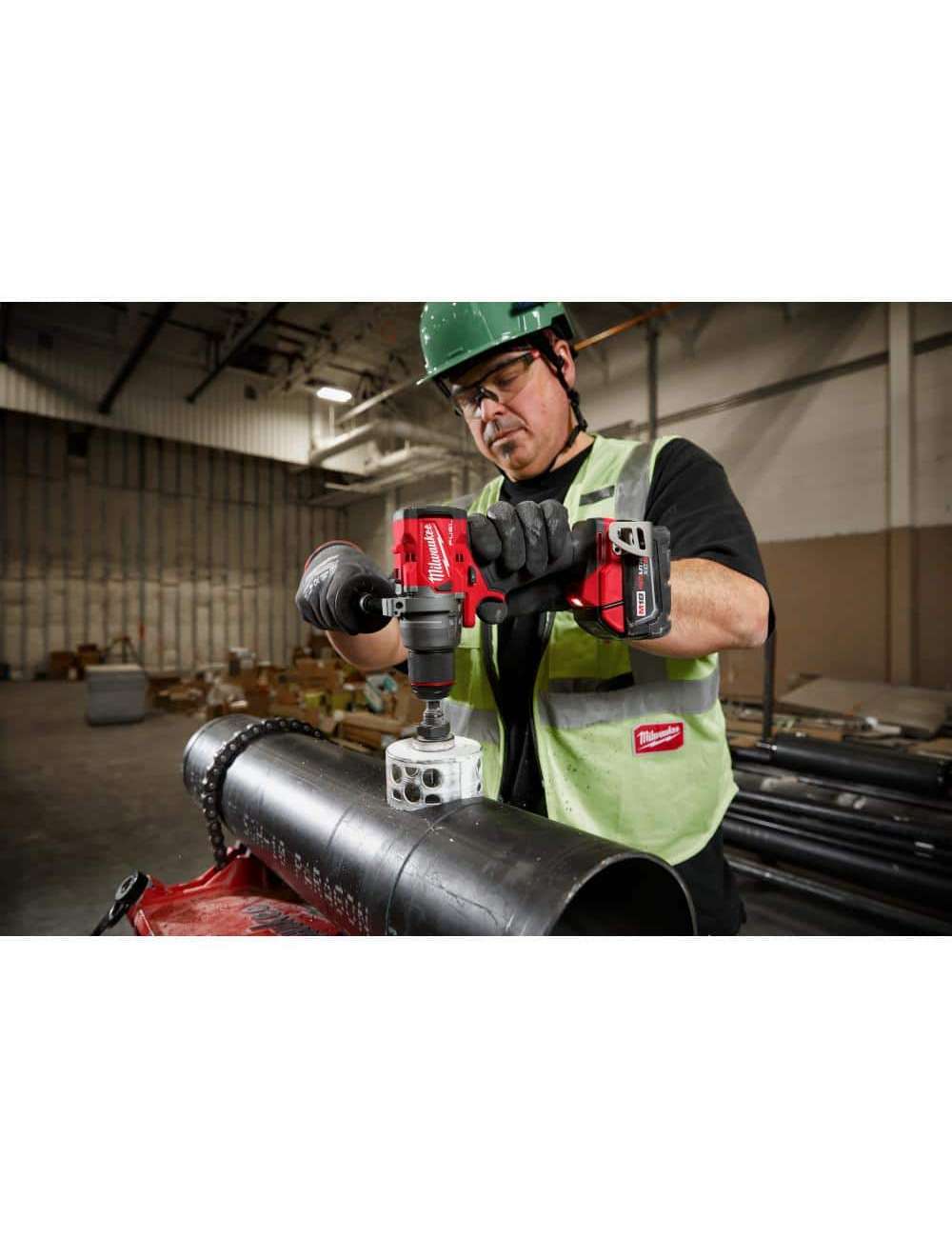 M18 FUEL 18V Lithium-Ion Brushless Cordless 1/2 in. Drill/Driver Kit W/(2) 5.0Ah Batteries, Charger, and Hard Case