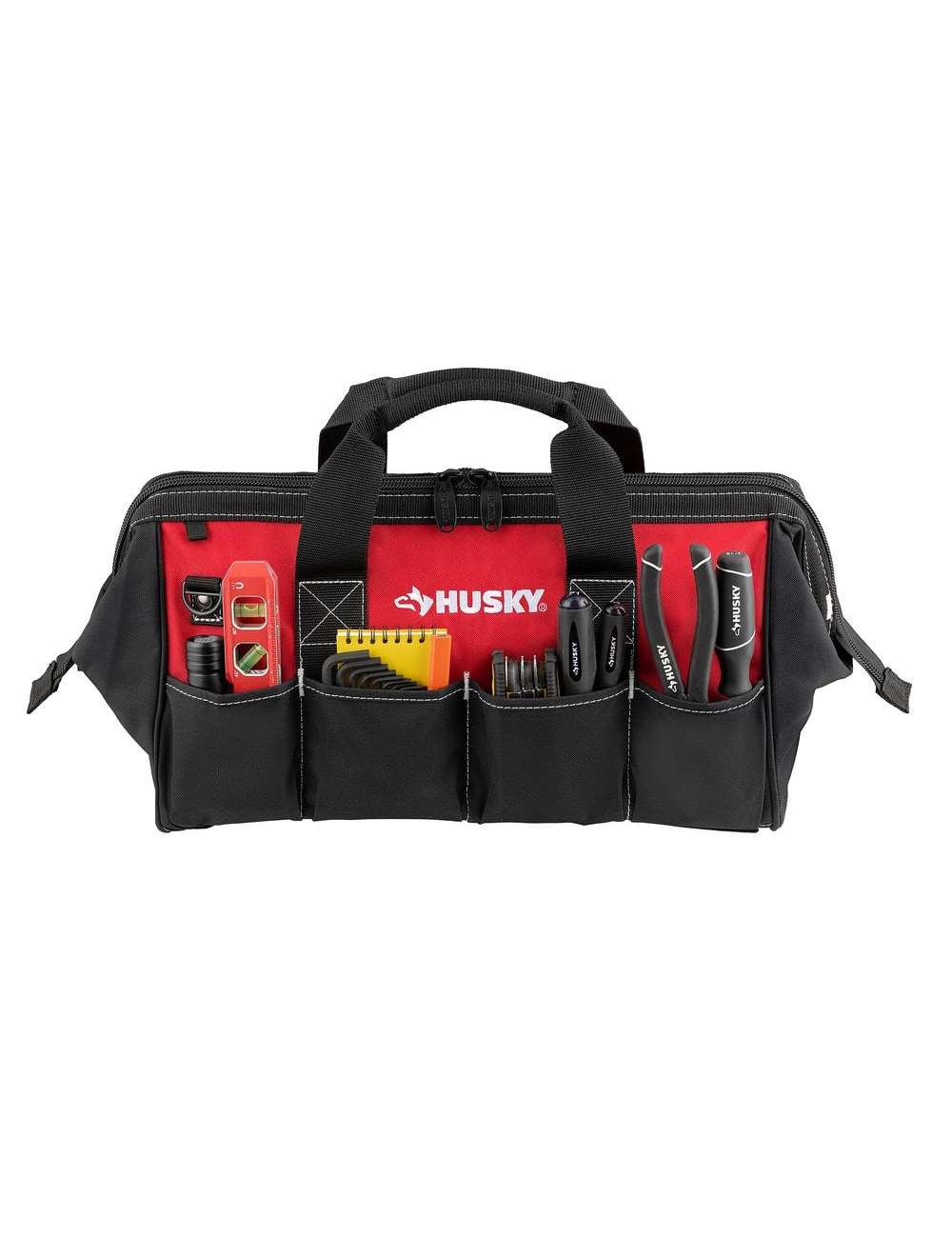 18 in. 14 Pocket Zippered Tool Bag