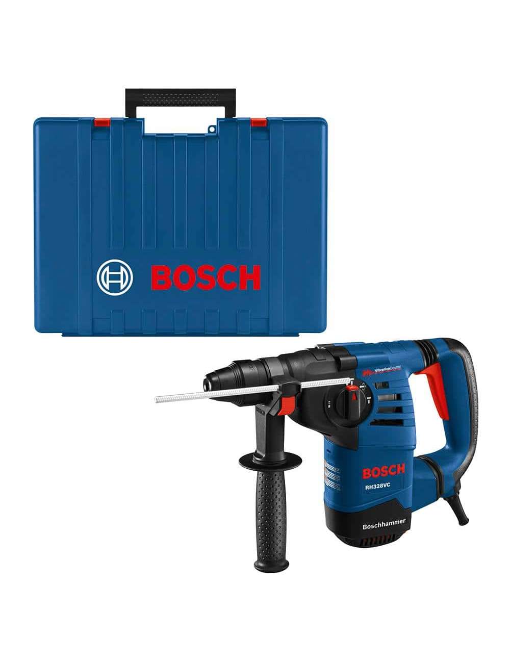 8 Amp 1-1/8 in. Corded Variable Speed SDS-Plus Concrete/Masonry Rotary Hammer Drill with Depth Gauge and Carrying Case