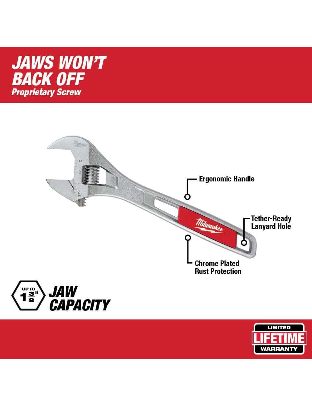 6 in. and 10 in. Adjustable Wrench Set