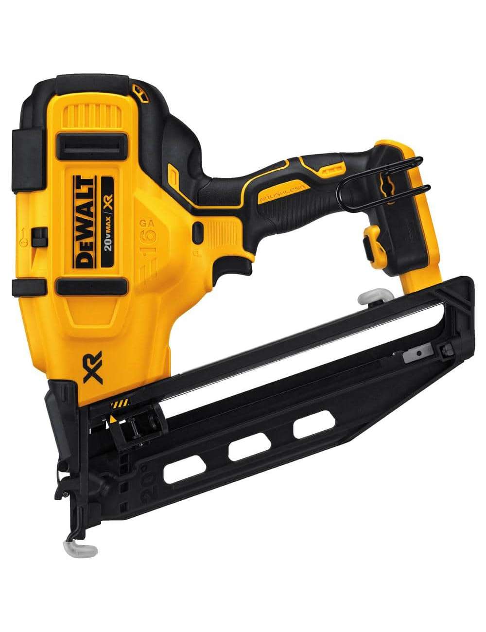 20V MAX XR Lithium-Ion Cordless 16-Gauge Angled Finish Nailer (Tool Only)