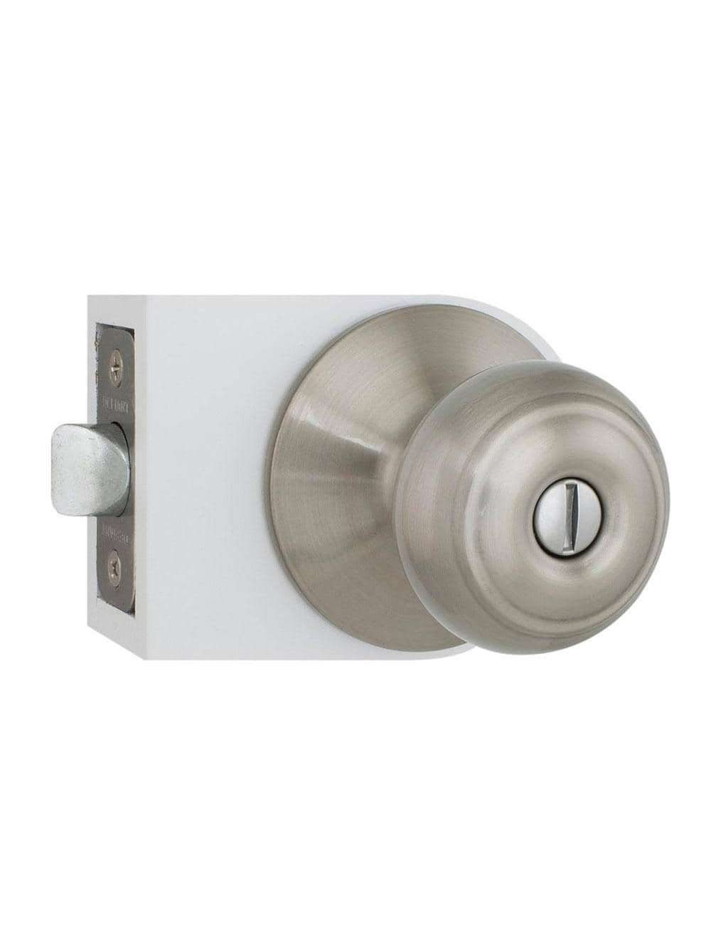 Hartford Satin Nickel Bed/Bath Door Knob Contractor Pack (6-Pack)