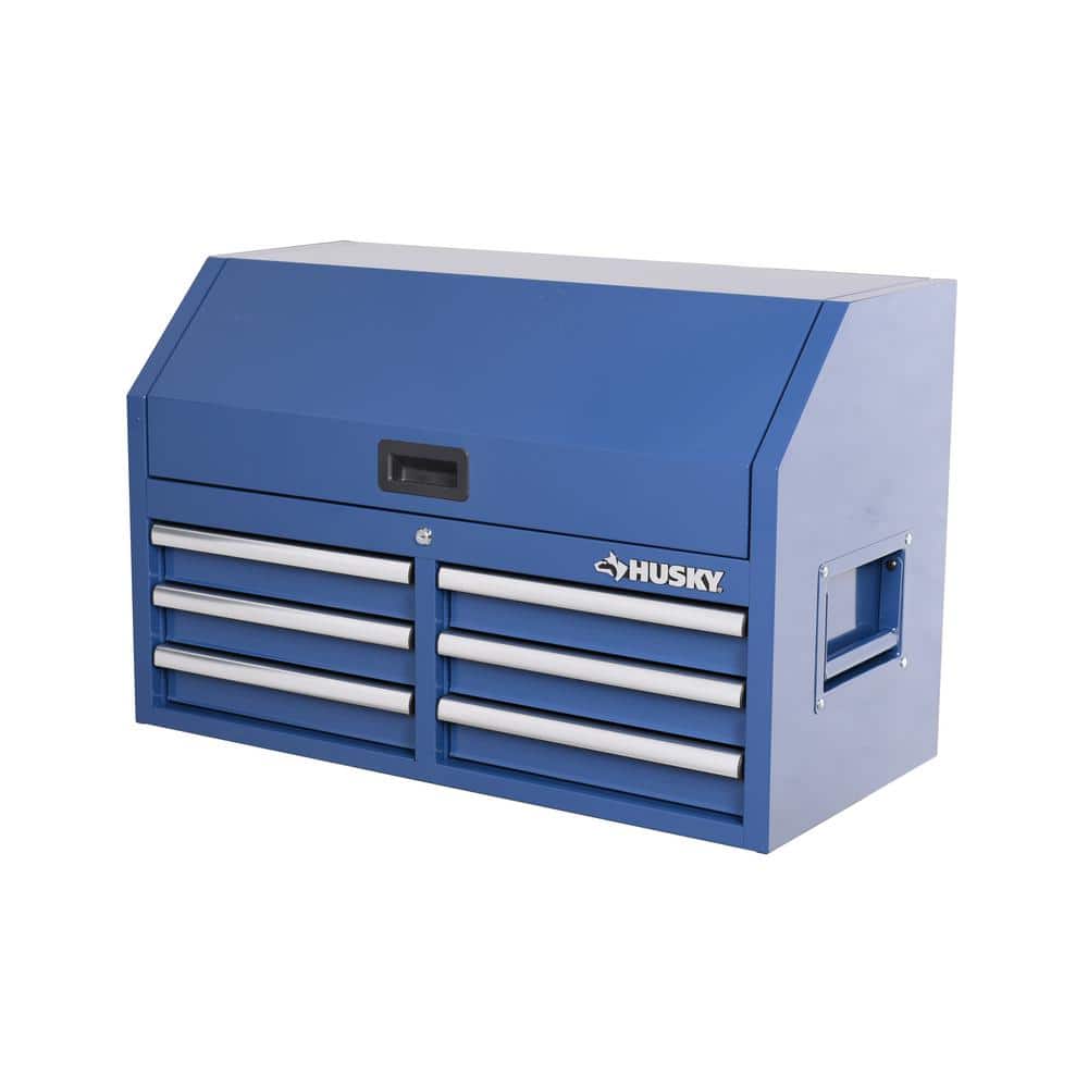 36 in. 12 Drawer Blue Tool Chest Combo