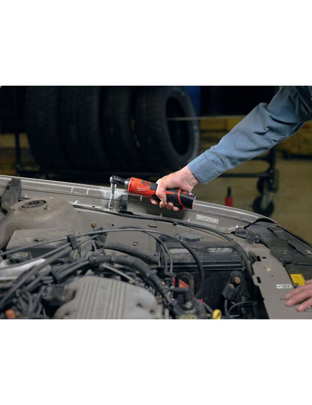 M18/M12 12V/18V 3/8 in. Ratchet and 1/2 in. Impact Wrench Cordless w/1/2 in. SAE Impact Sockets Combo Kit