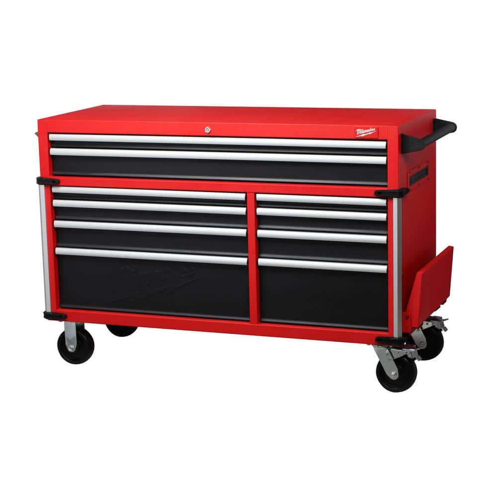 High Capacity 56 in. 10 Drawer Rolling Tool Cabinet