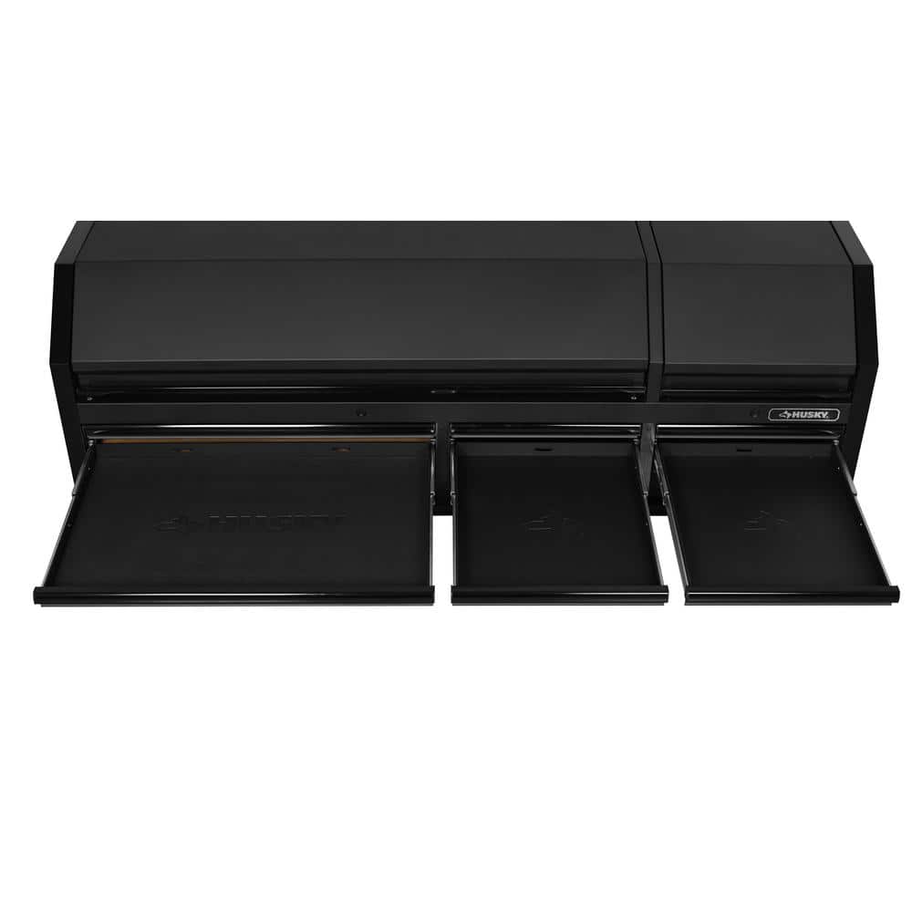 72 in. W x 23 in. D Heavy Duty 9 Drawer Top Tool Chest in. Matte Black