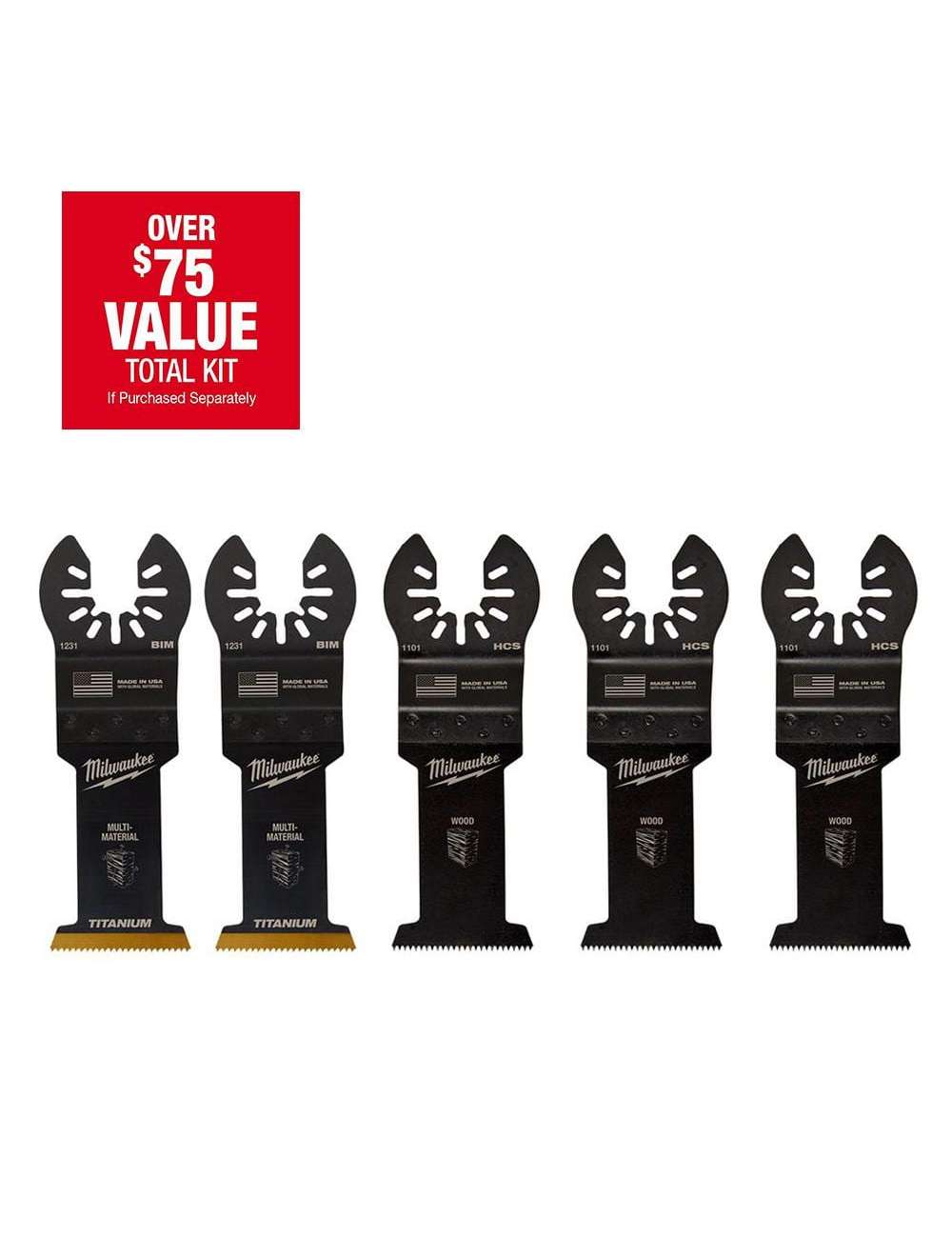 1-3/8 in. Multi-Tool Oscillating Blade Set (5-Piece)