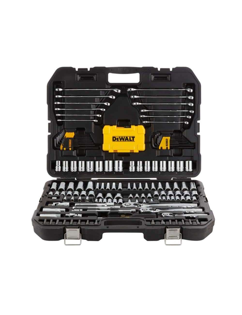 1/4 in., 3/8 in. and 1/2 in. Drive Polished Chrome Mechanics Tool Set (168-Piece)