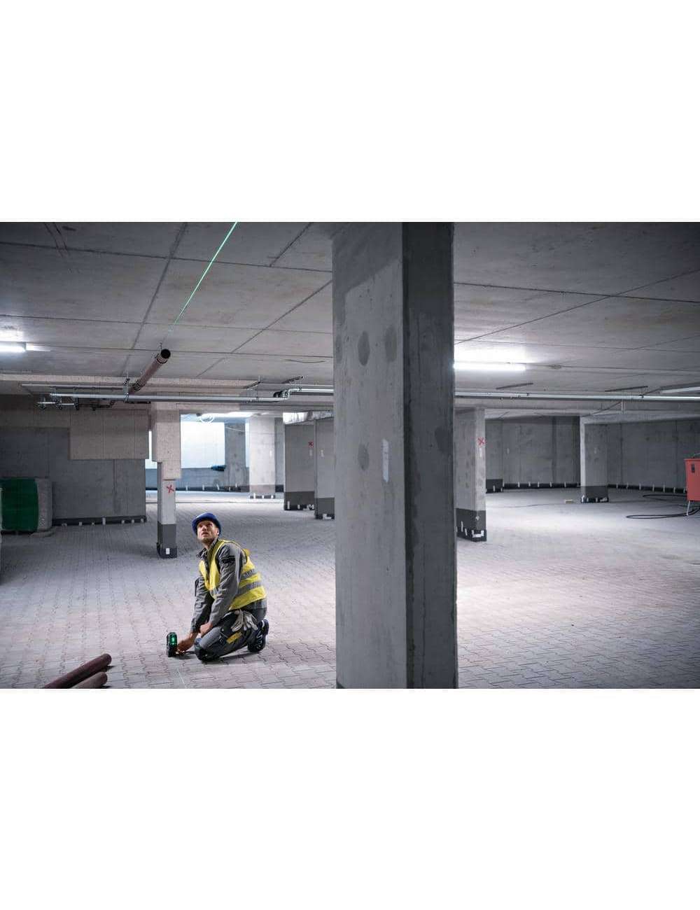 100 ft. Green Combination Laser Level Self Leveling with VisiMax Technology, Fine Adjustment Mount & Hard Carrying Case