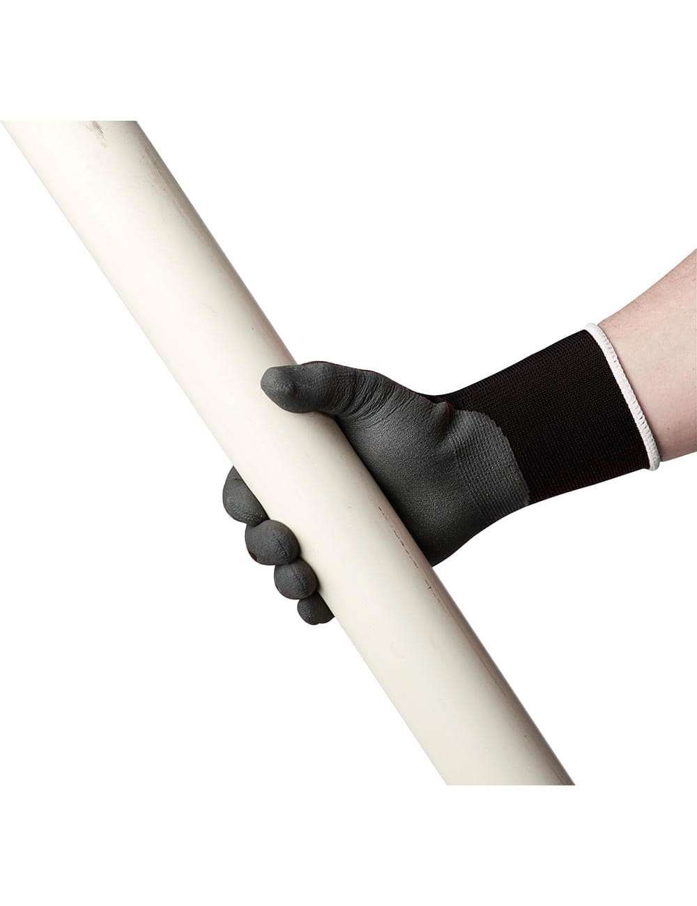 Large Black Nitrile Level 1 Cut Resistant Dipped Work Gloves (3-Pack)