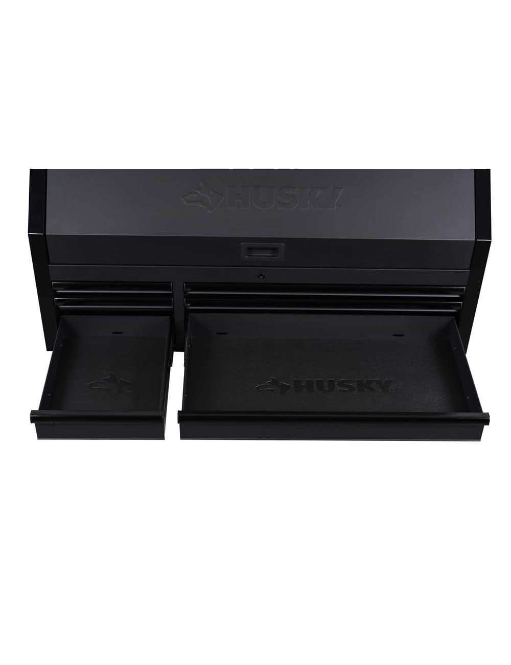 Heavy-Duty 52 in. 15-Drawer Matte Black Tool Chest Combo