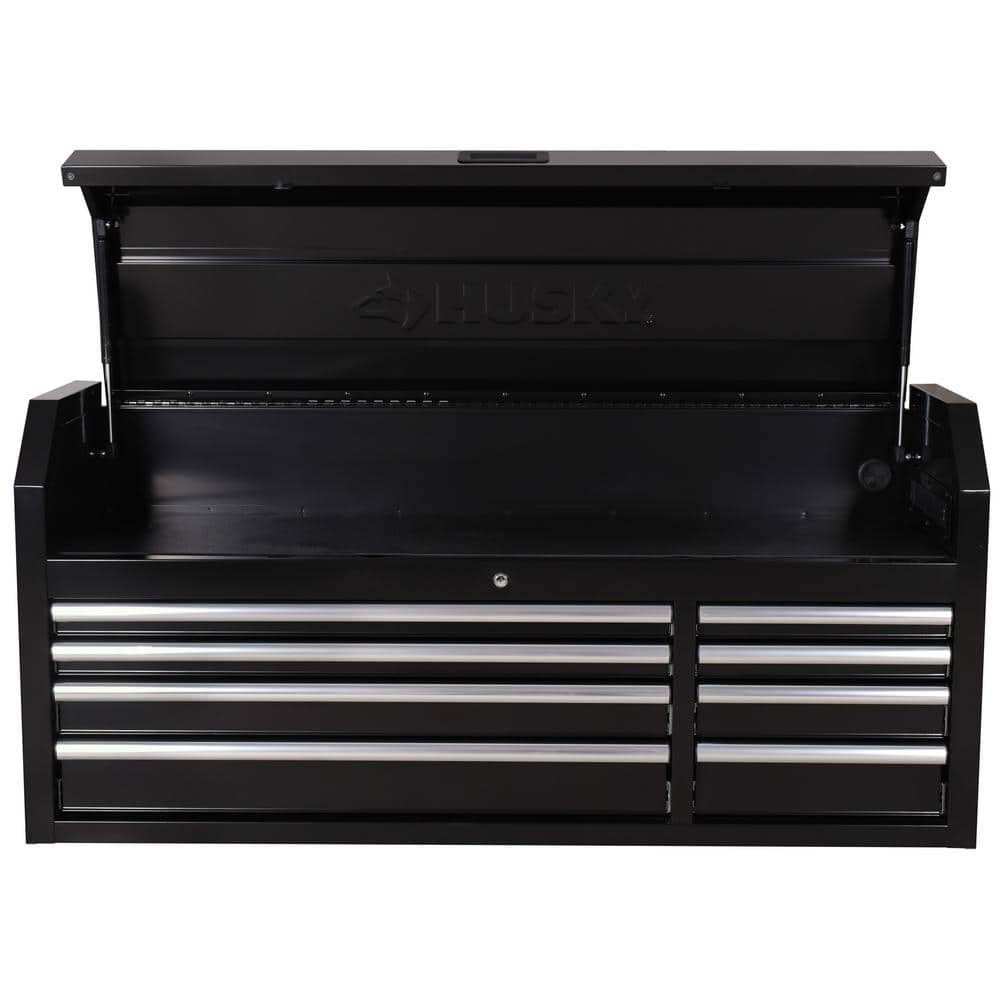 Modular 52 in. 8 Drawer Black Top Tool Chest