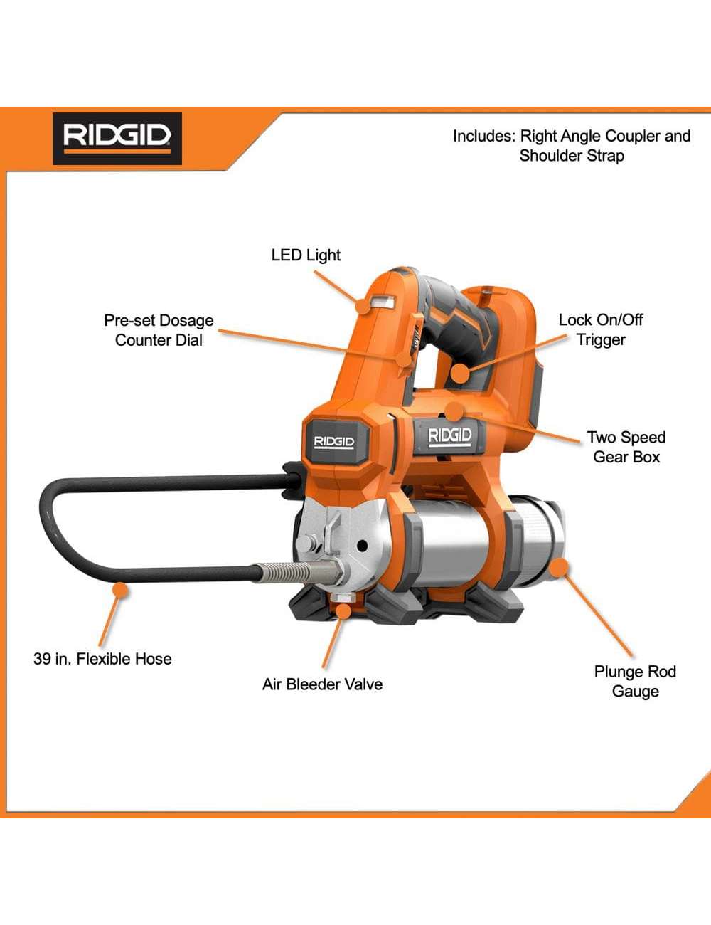 18V Cordless Grease Gun (Tool Only)