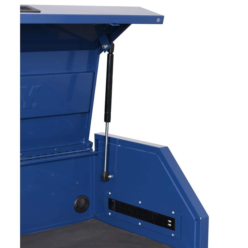 36 in. 12 Drawer Blue Tool Chest Combo