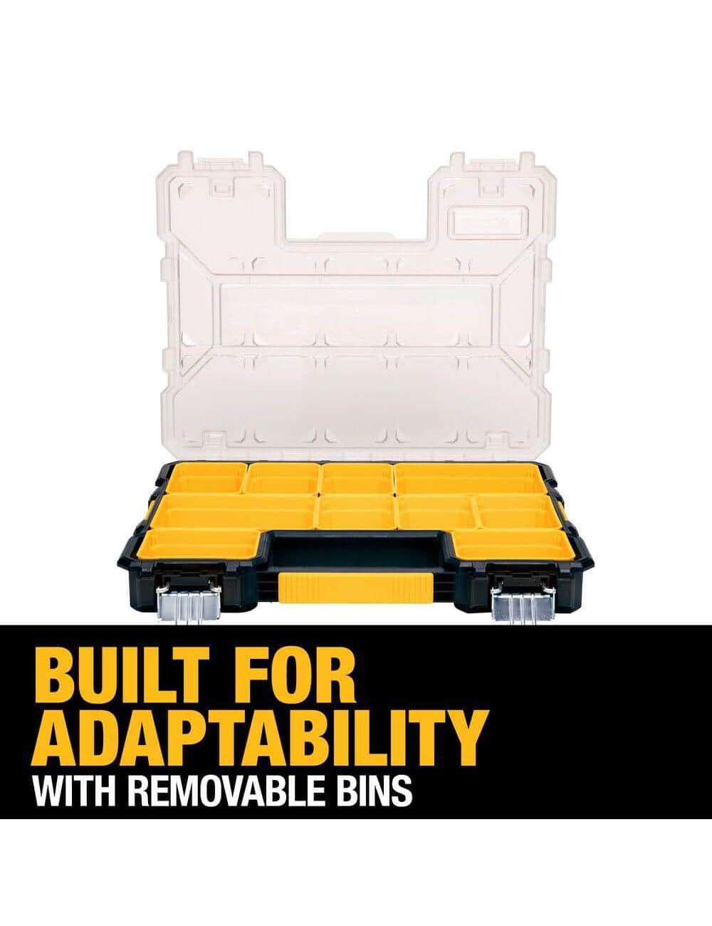 10-Compartment Shallow Pro Small Parts Organizer