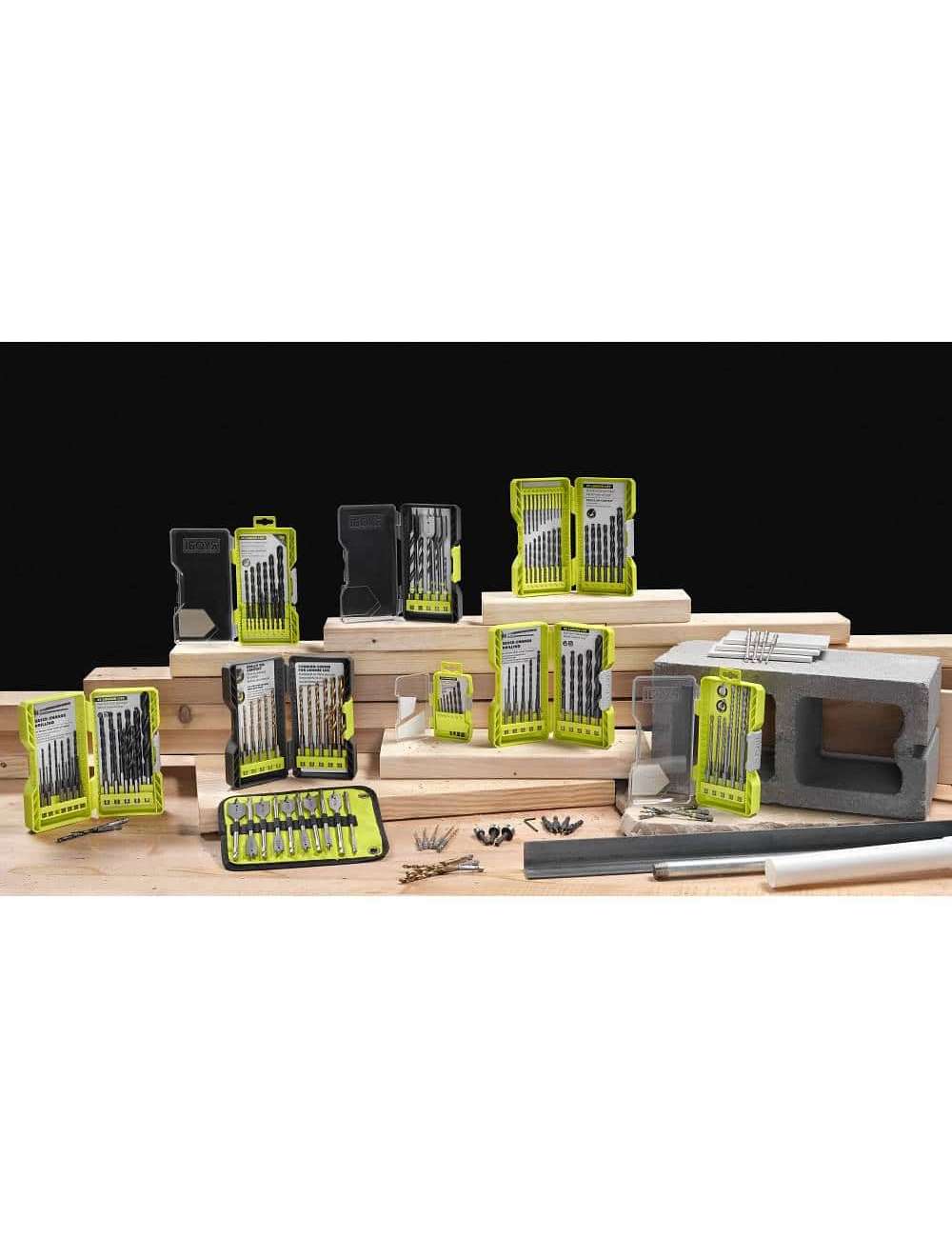 Titanium Twist Drill Bit Kit (22-Piece)