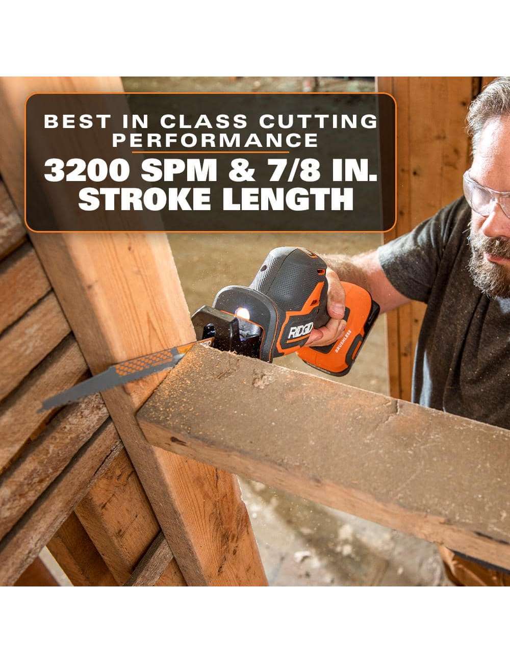 18V SubCompact Brushless Cordless One-Handed Reciprocating Saw (Tool Only)