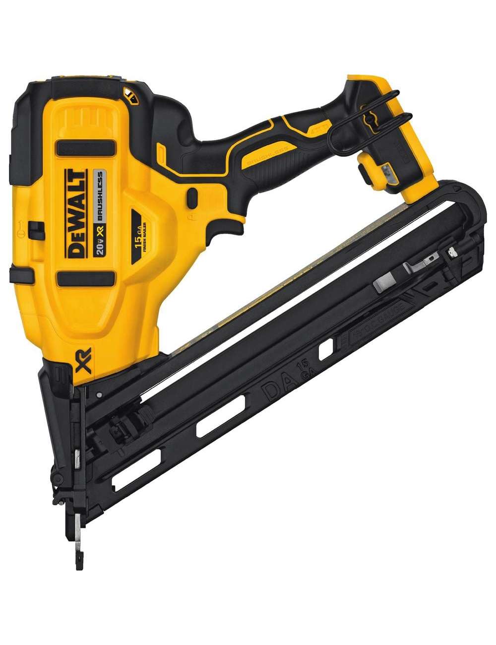 20V MAX XR Lithium-Ion Cordless 15-Gauge Angled Finish Nailer (Tool Only)