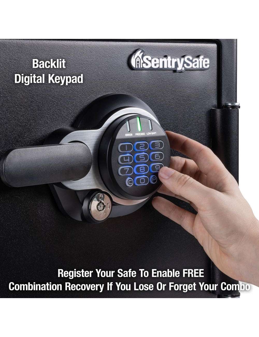 1.2 cu. ft. Fireproof & Waterproof Safe with Digital Combination Lock